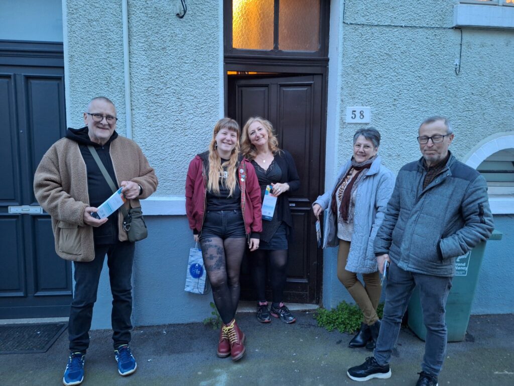 Porte à porte dans le centre ville